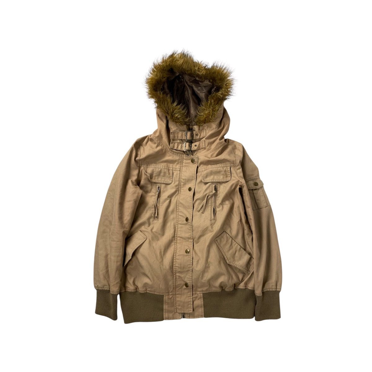 Japanese Brand Vkei Midas Faux Fur Jacket Kmrii Ifsixwasnine Style