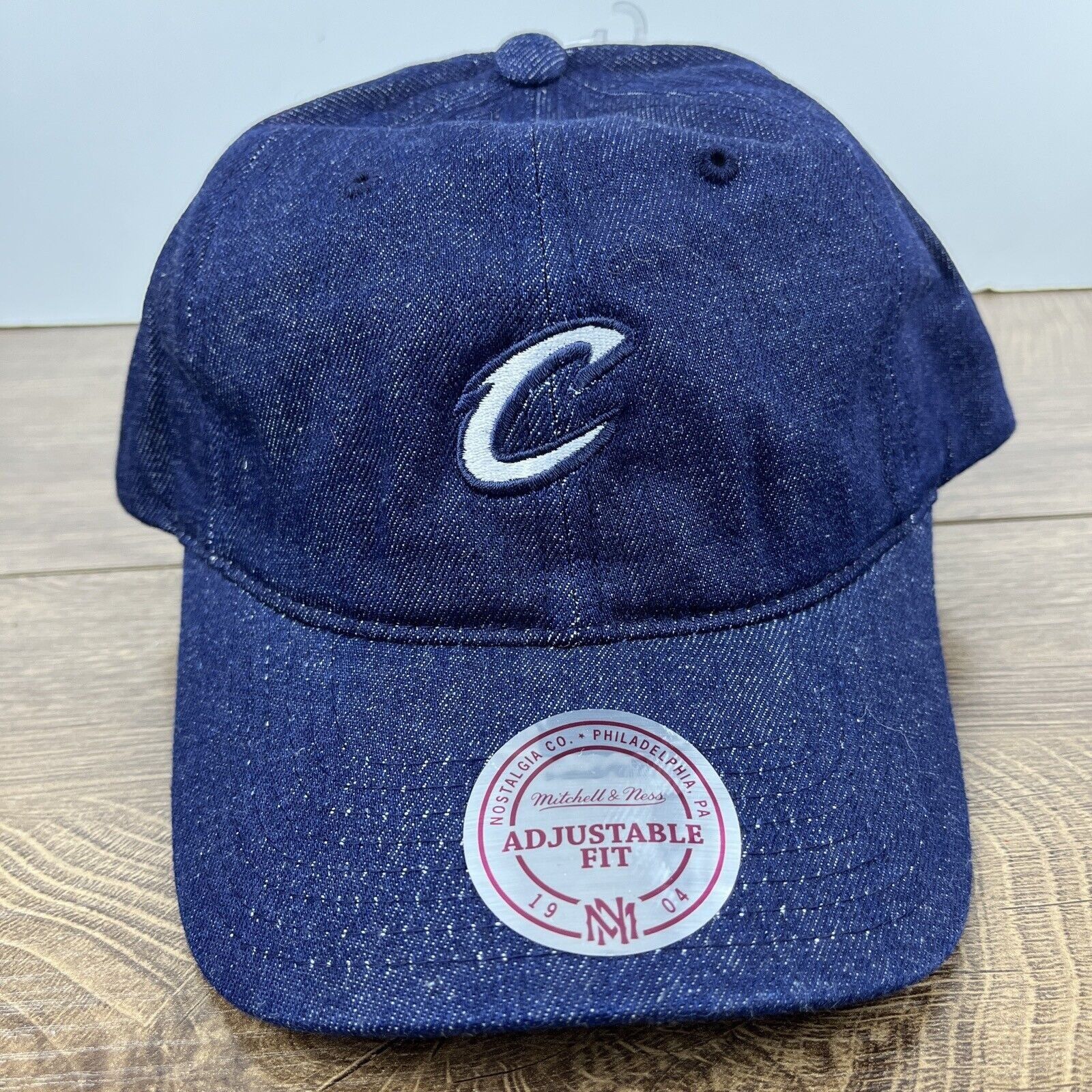 Mitchell & Ness Cleveland Cavaliers NBA Hat Mitchell & Ness Blue Hat Adjusta Size ONE SIZE - 6 Thumbnail