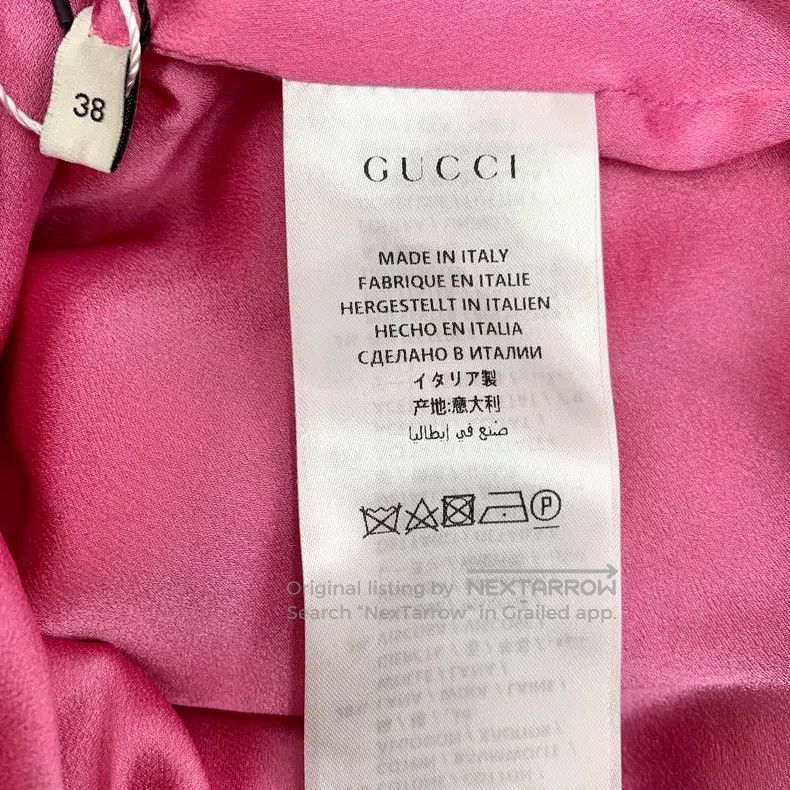 Gucci Gucci Green logo jacquard full-print cotton round-neck sin Size XS / US 0-2 / IT 36-38 - 6 Thumbnail