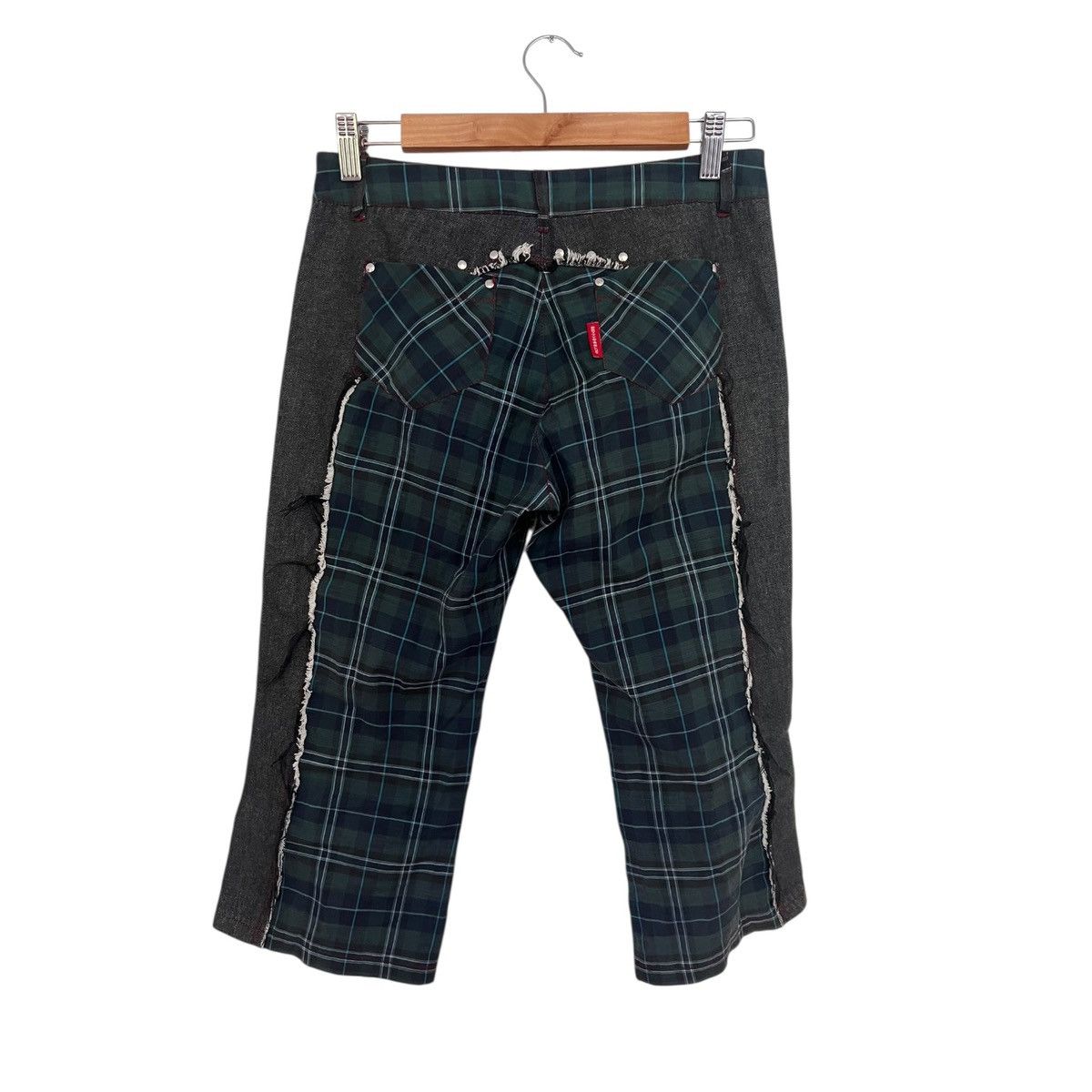 Japanese Brand Shinji Abe plaid capris Size US 30 / EU 46 - 3 Thumbnail