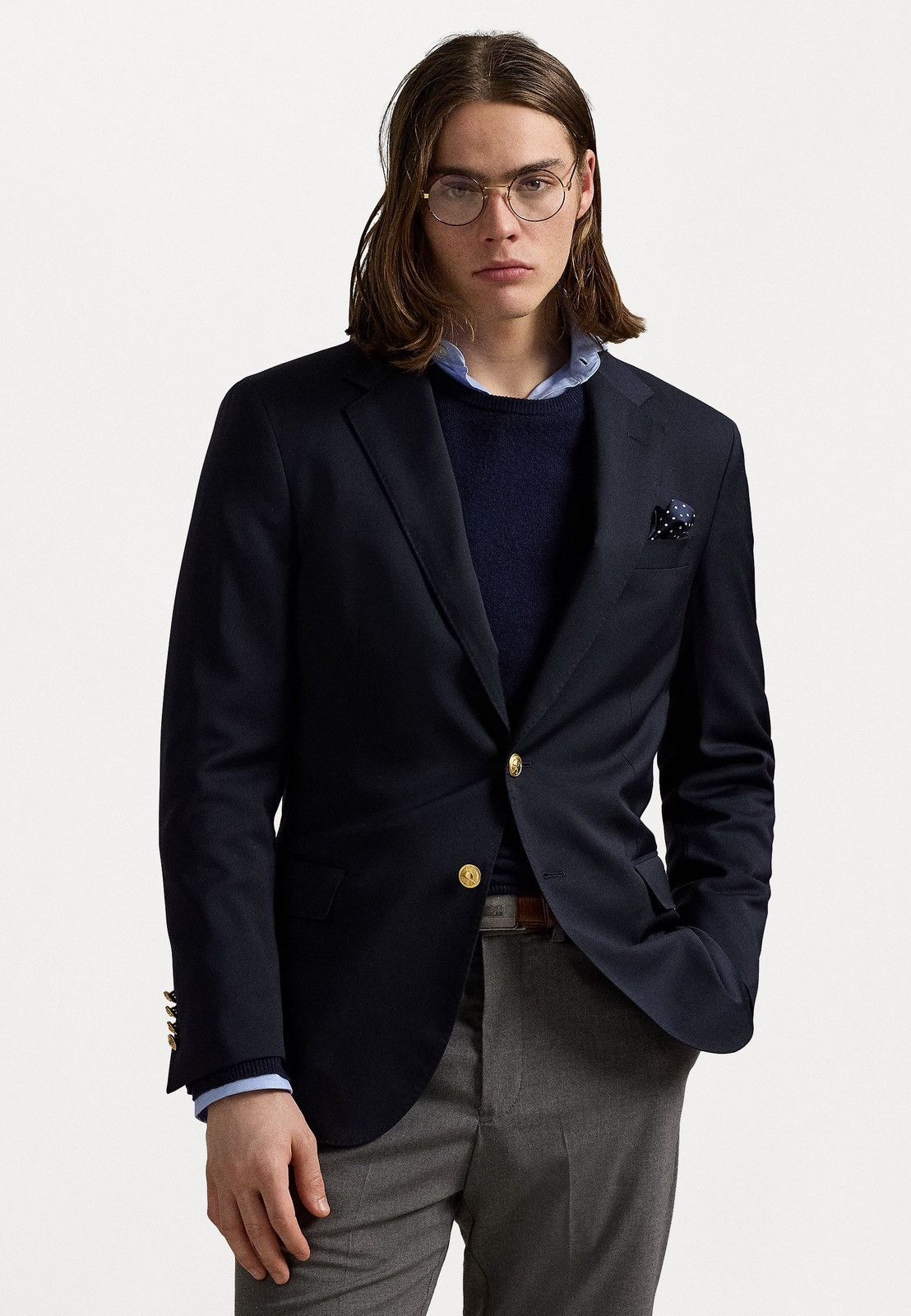 Polo Ralph Lauren POLO RALPH LAUREN WOOL TWILL SUIT BLAZER Size US S / EU 44-46 / 1 - 2 Thumbnail