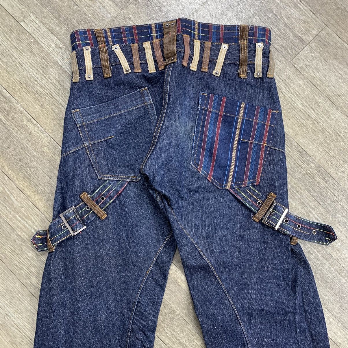 20471120 BreathMINt Double Waist Lgb Ifsix GOA Style Denim Pants Size US 32 / EU 48 - 9 Thumbnail