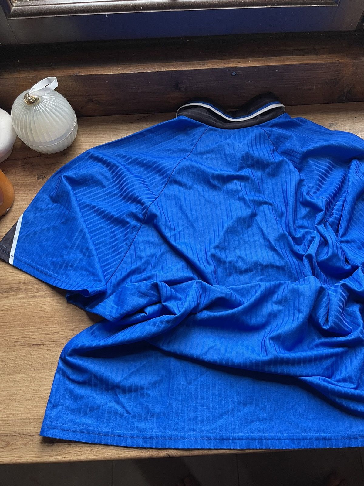 Umbro 1996 Umbro Manchester United Vintage blue soccer jersey Size US XL / EU 56 / 4 - 14 Thumbnail