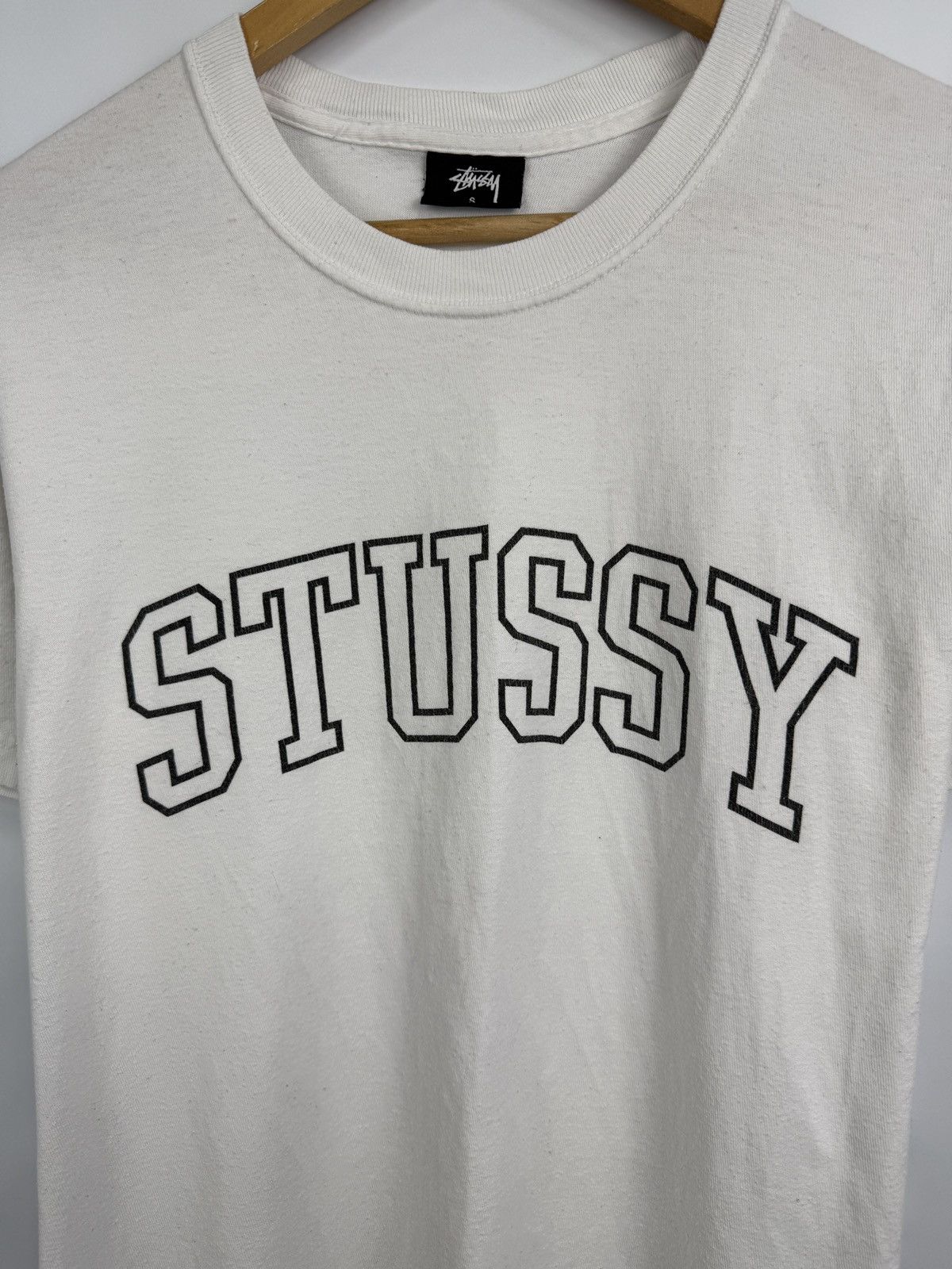 Stussy × Vintage 🇺🇸 Vintage Y2K Stussy Big Logo T-Shirt Rare Retro Hype Size US S / EU 44-46 / 1 - 4 Thumbnail