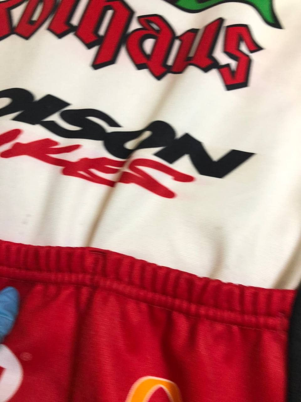Vintage Cycling Jersey Mens Santini sportwear Size US L / EU 52-54 / 3 - 14 Thumbnail