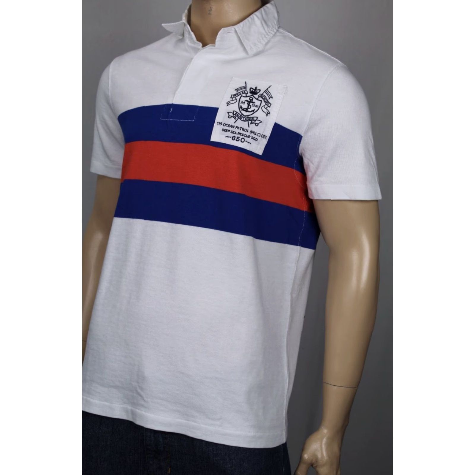 Polo Ralph Lauren Ralph Lauren White Custom Fit Ocean Patrol Shirt NWT 45 Size US L / EU 52-54 / 3 - 2 Thumbnail