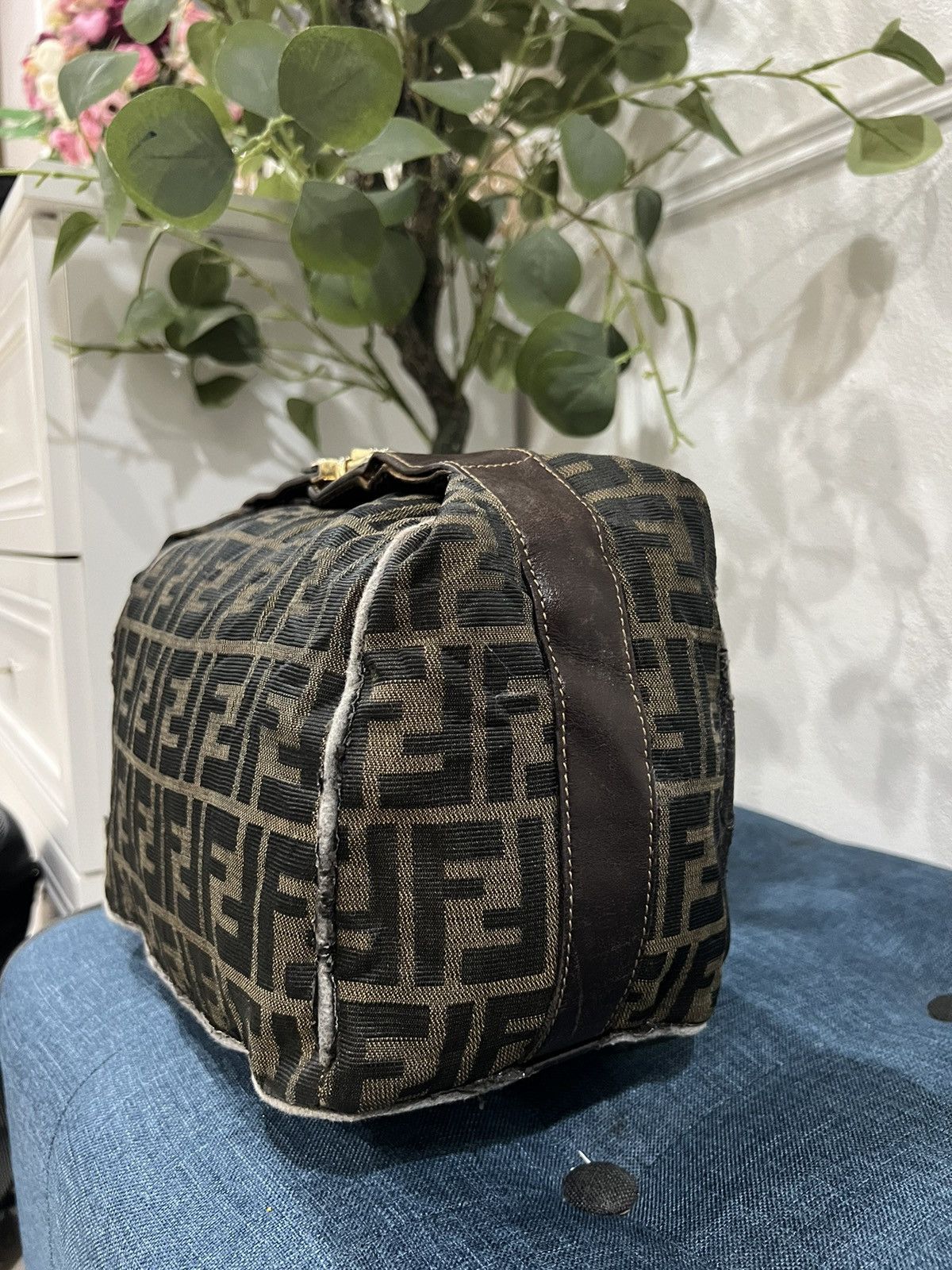 Fendi × Vintage VINTAGE FENDI ZUCCA VANITY CASE BAG Size ONE SIZE - 14 Thumbnail