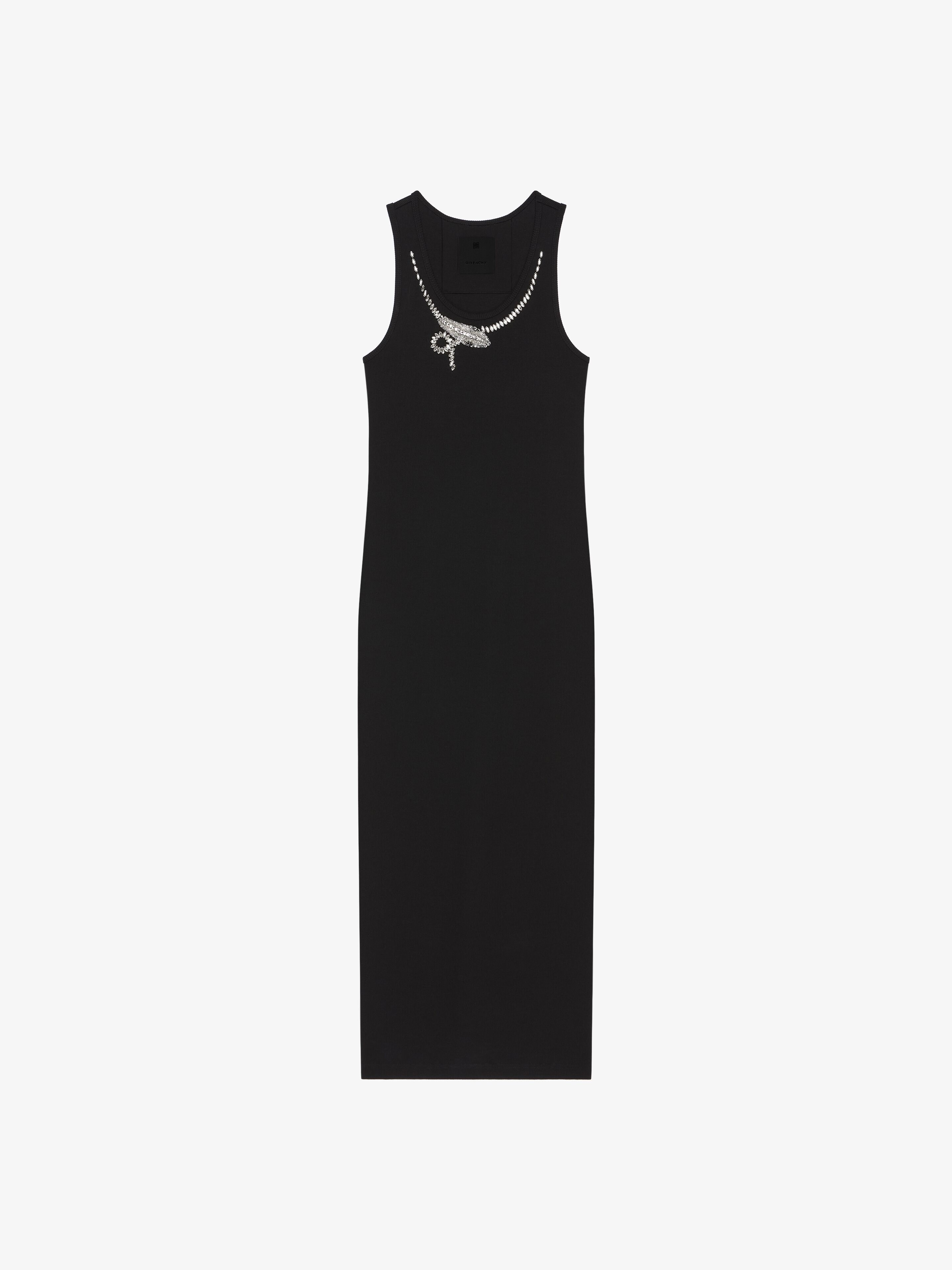 Givenchy o1w1db10825 Rib Tank Dress in Black Size L / US 10 / IT 46 - 1 Thumbnail