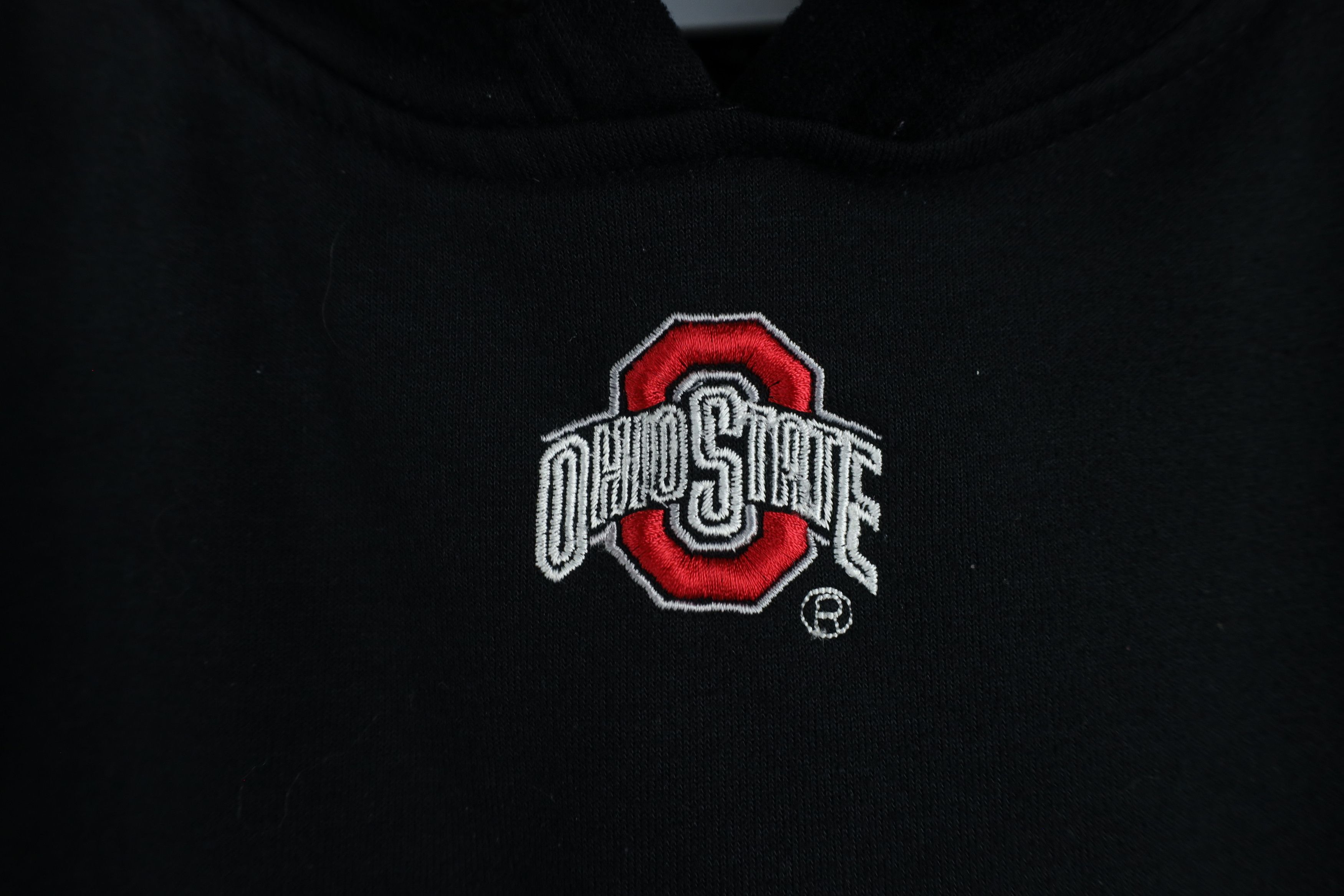 Vintage Vintage 90s Ohio State University Hoodie Sweatshirt Black Size US L / EU 52-54 / 3 - 4 Thumbnail