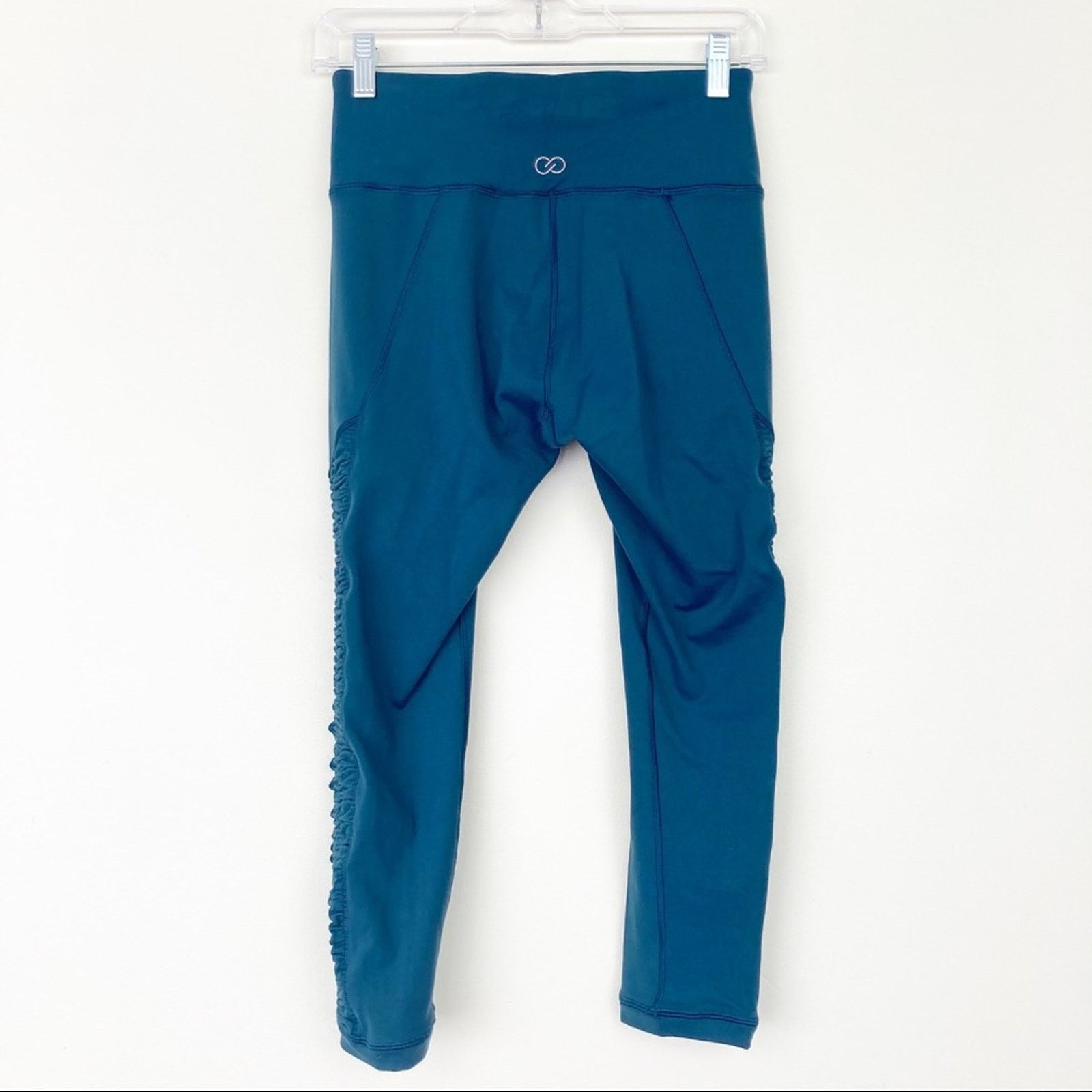 Other Calia Carrie Underwood Teal Ruffle Leggings Sz S Size 27" / US 4 / IT 40 - 4 Thumbnail