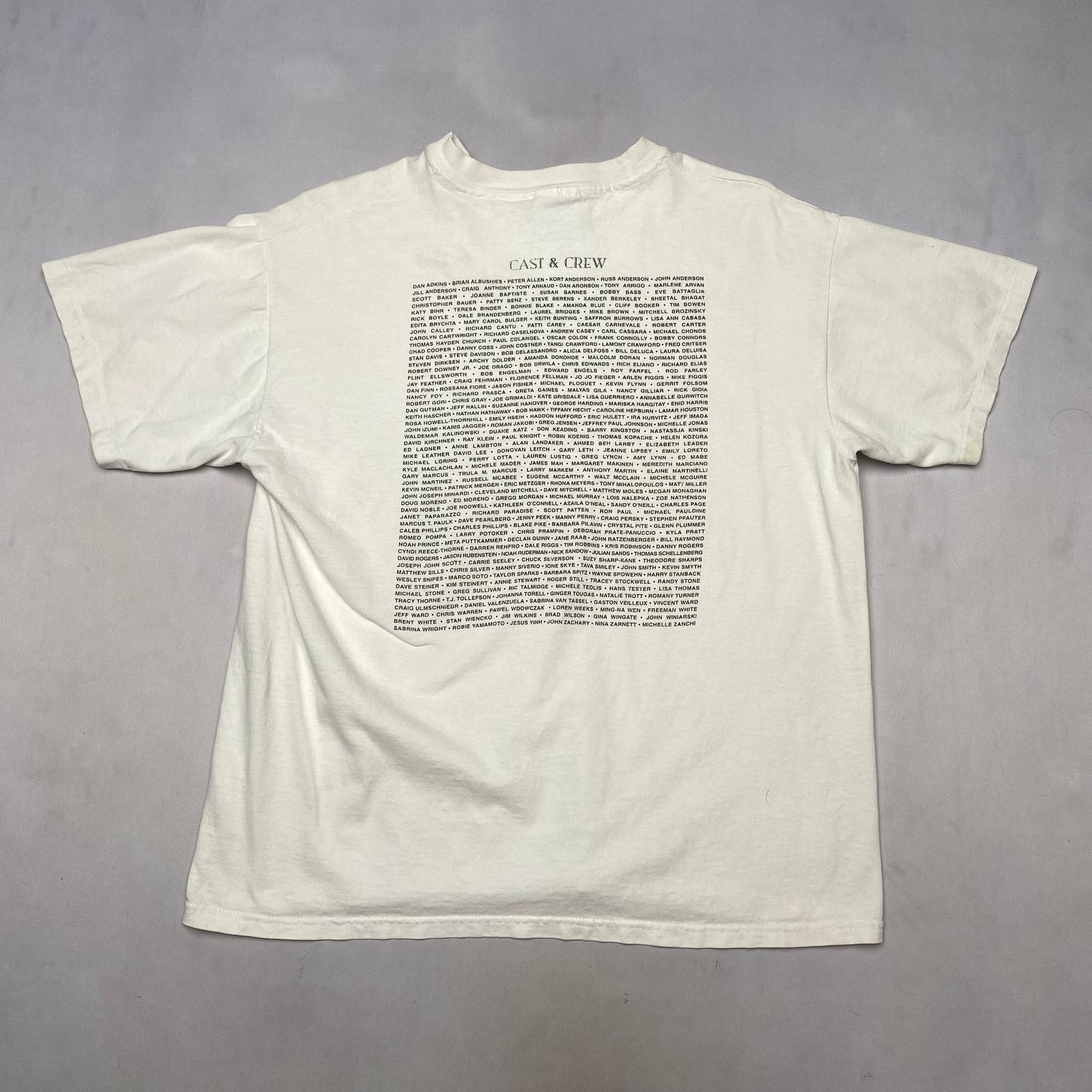 Hanes × Vintage VTG 90s One Night Stand Movie Cast Crew Shirt Men's L RDJ Size US L / EU 52-54 / 3 - 3 Thumbnail