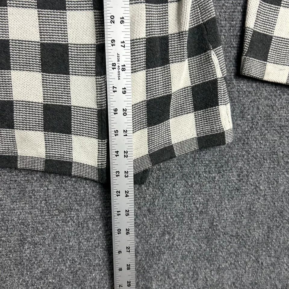 Chaps Chaps Sweater Womens Small Check Knit Full Zip Collared Size S / US 4 / IT 40 - 4 Thumbnail