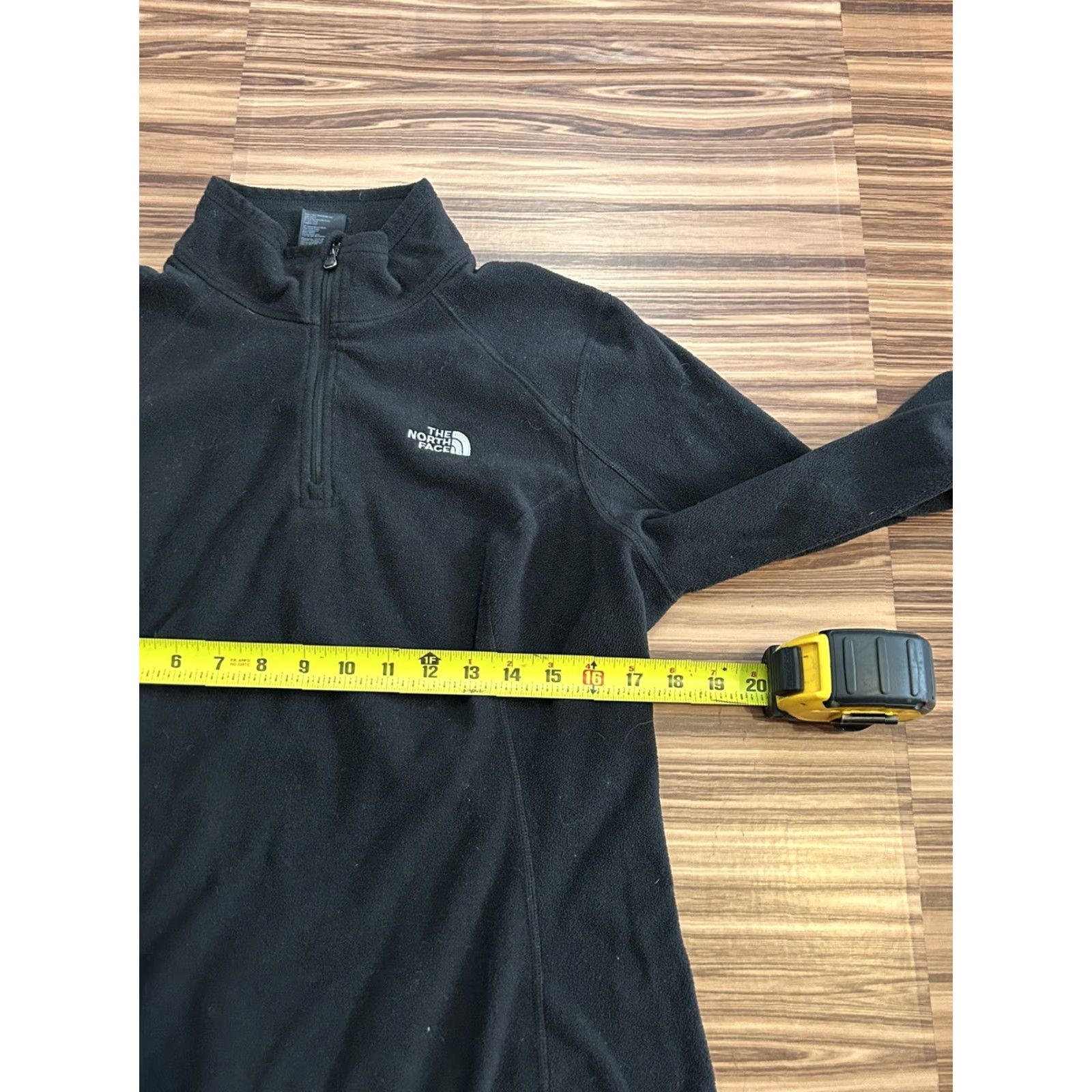 The North Face The North Face Womens Large Black Fleece 1/4 Zip Pullover Lightweight Regular Size L Pullover Women Size L / US 10 / IT 46 - 3 Thumbnail