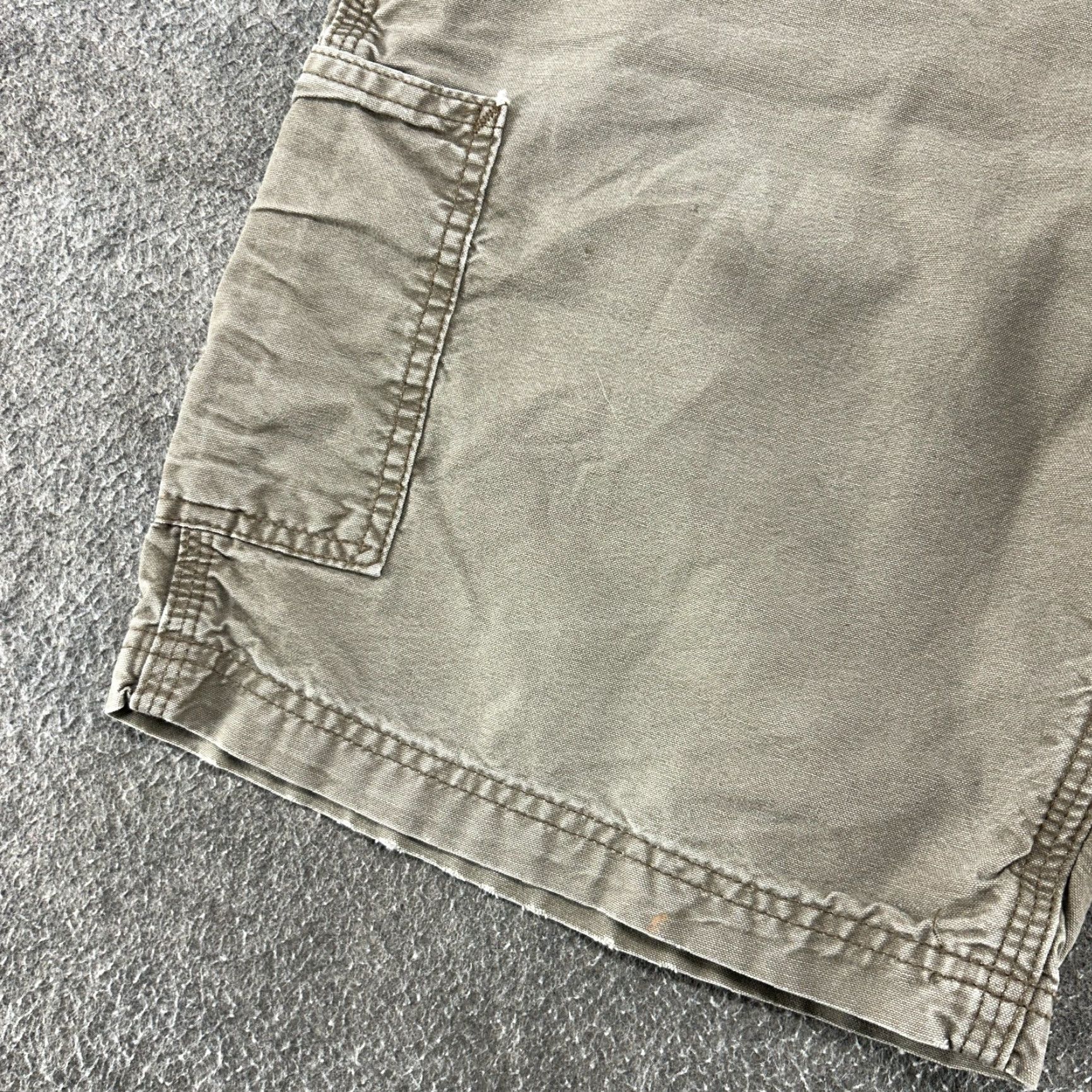 Carhartt VINTAGE Carhartt Shorts Mens 34 Brown Carpenter Original Fit Canvas B147 LBR Y2K Size US 34 / EU 50 - 3 Thumbnail