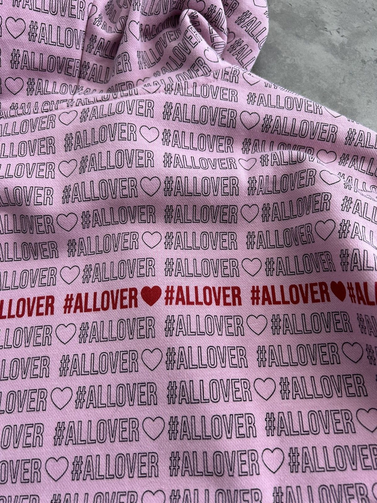 Valentino RED VALENTINO Pink Hoodie Allover Luxury Size XS / US 0-2 / IT 36-38 - 8 Thumbnail