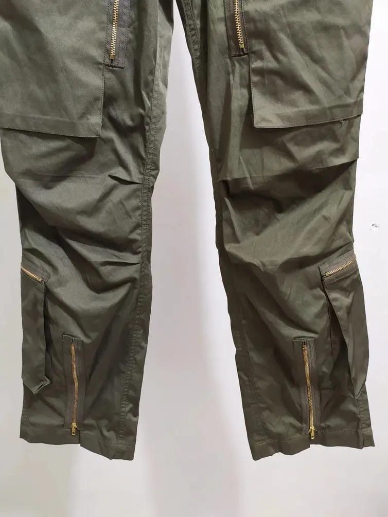 Japanese Brand VAROSH Japan Multi Pocket CargoTactical Utility olive Pants Size US 28 / EU 44 - 3 Thumbnail