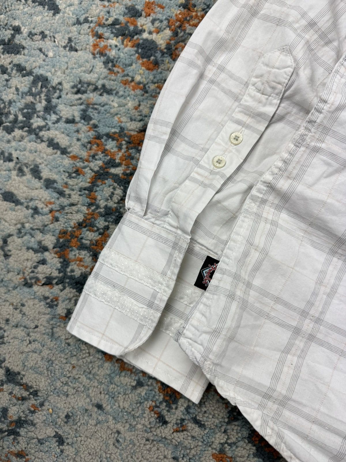 Fender Vintage Y2K Fender embroidered floral flower checked shirt Size US M / EU 48-50 / 2 - 11 Thumbnail