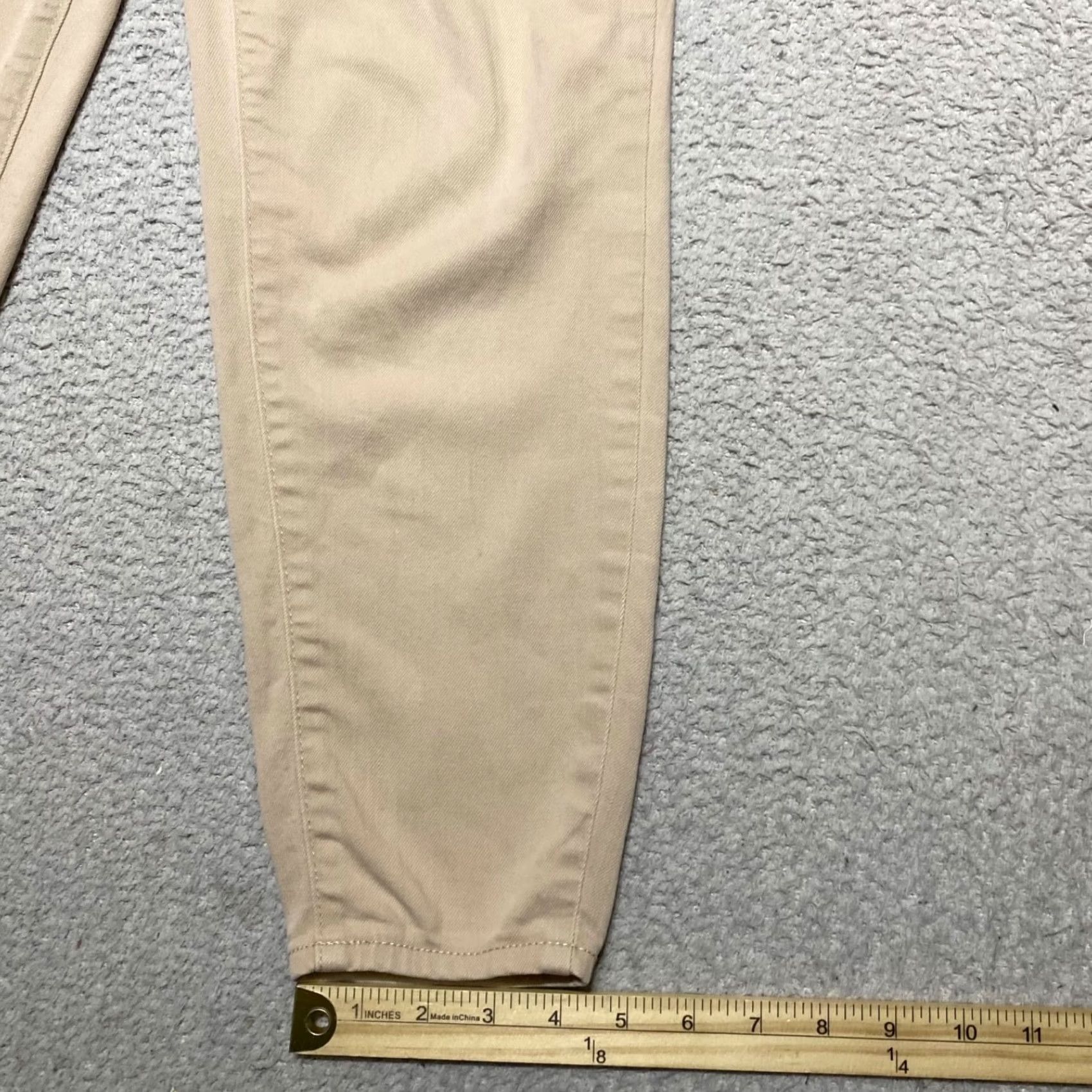 Talbots Talbots Womens Pants 6P Beige Jegging Light Wash Mid Rise Petite Casual Skinny Inseam 25" Size 30" / US 8 / IT 44 - 5 Thumbnail