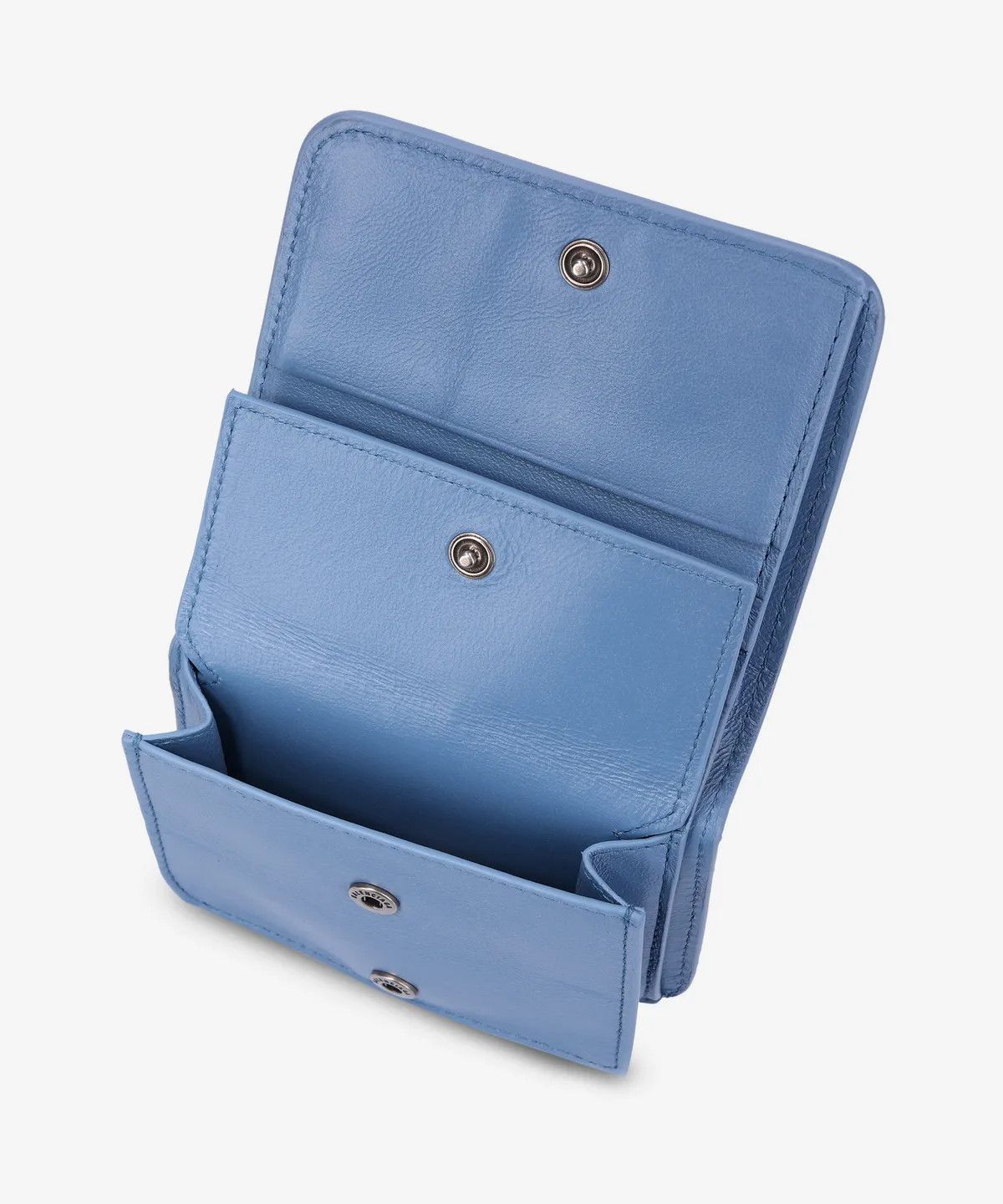 Balenciaga o1la1rc1a0226 Size: OS / Cash Flap Coin Card Holder Denim Size ONE SIZE - 5 Thumbnail