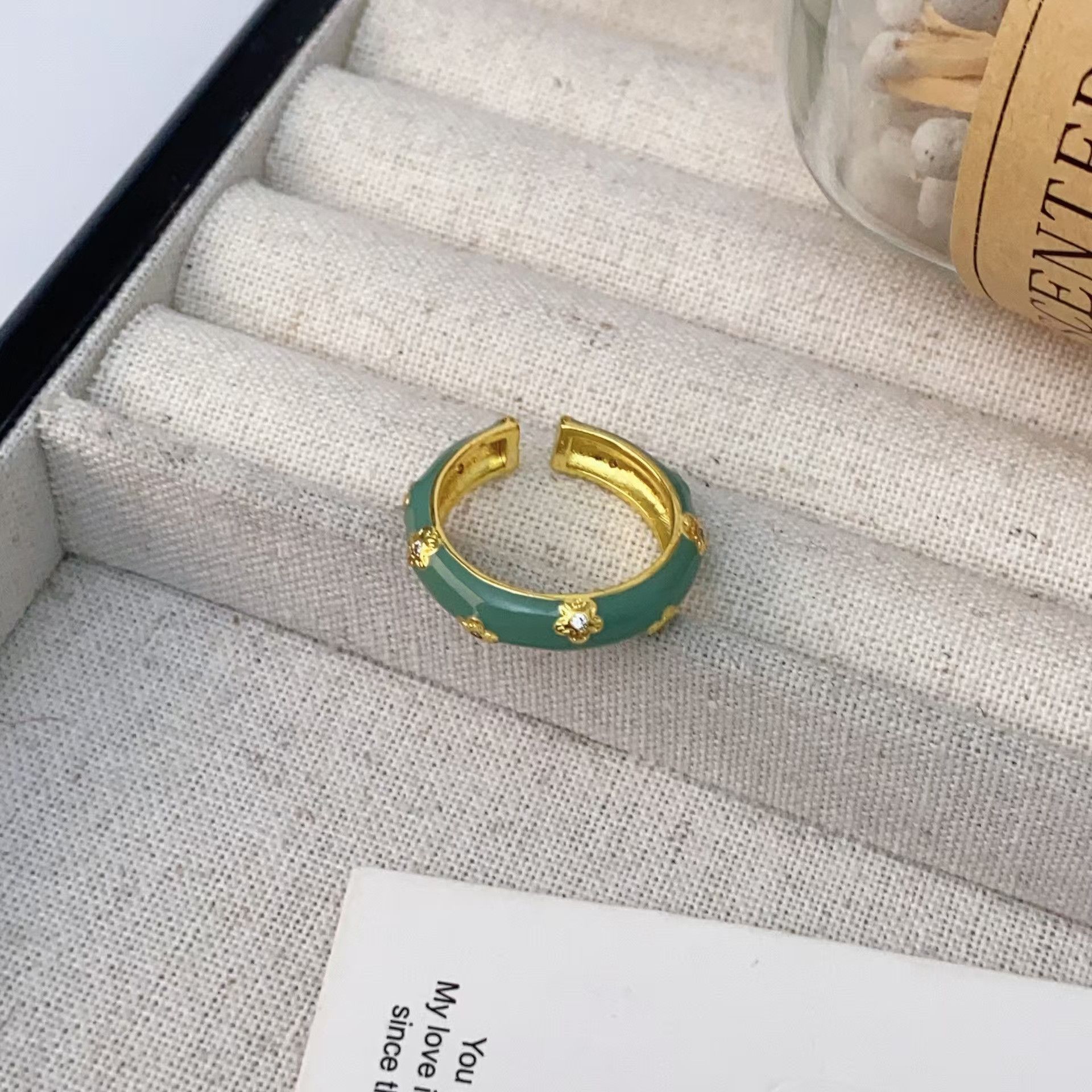 Jewelry Retro Jewelry Rings Open Size Chrome Ring (Size 7-13) Size ONE SIZE - 4 Thumbnail