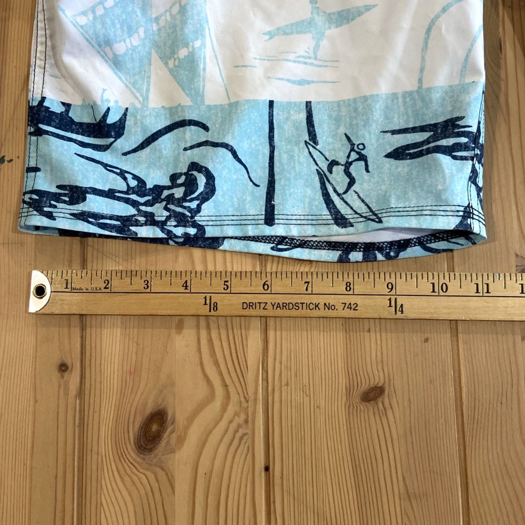 Quiksilver Quiksilver Board Shorts Mens 36 Blue Eddie Aikau Swim Trunks Surf Beach Size US 36 / EU 52 - 6 Thumbnail