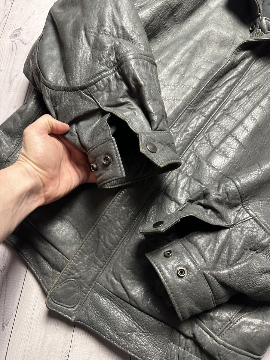 Vintage Vintage leather jacket Avant-garde rare grey Lamm Nappa L Size US L / EU 52-54 / 3 - 6 Thumbnail