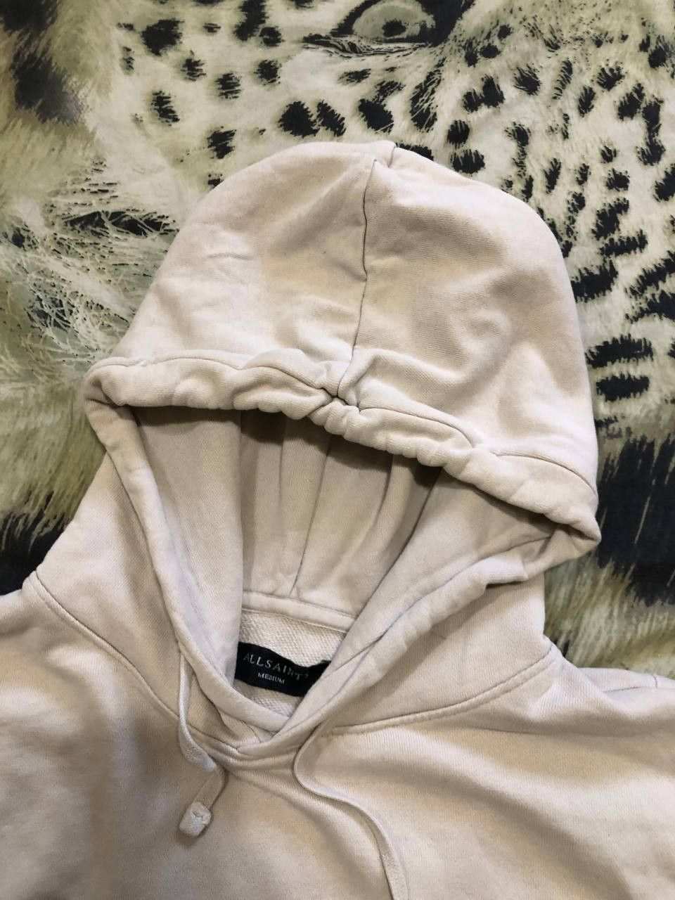 Allsaints AllSaints Y2K Vintage Mini Logo Hoodie Sweatshirt Old Money Size US M / EU 48-50 / 2 - 9 Thumbnail