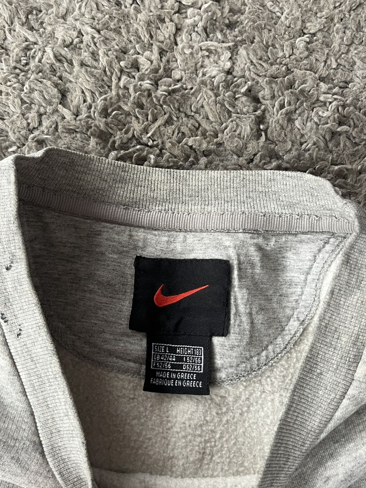 Nike Nike Vintage Crewneck Sweatshirt Grey Vintage, Minimal Size US L / EU 52-54 / 3 - 9 Thumbnail