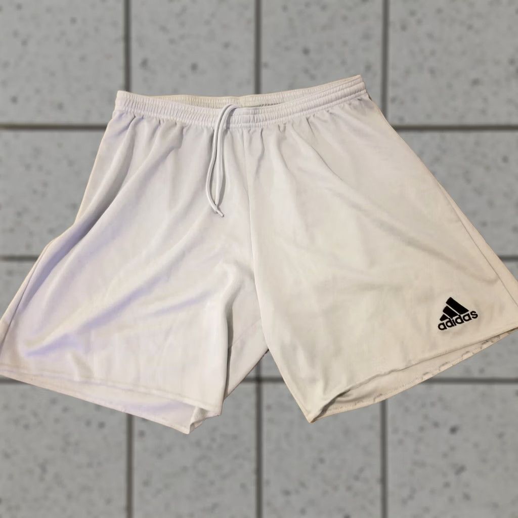 Adidas Mens adidas Shorts L Large Grey Gray Athletic Gym Workout Size US 33 - 1 Thumbnail
