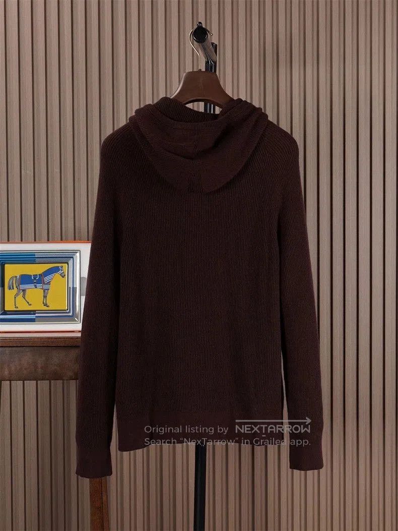 Loro Piana Men's Thick Cashmere Hooded Jacket. Size US S / EU 44-46 / 1 - 3 Thumbnail