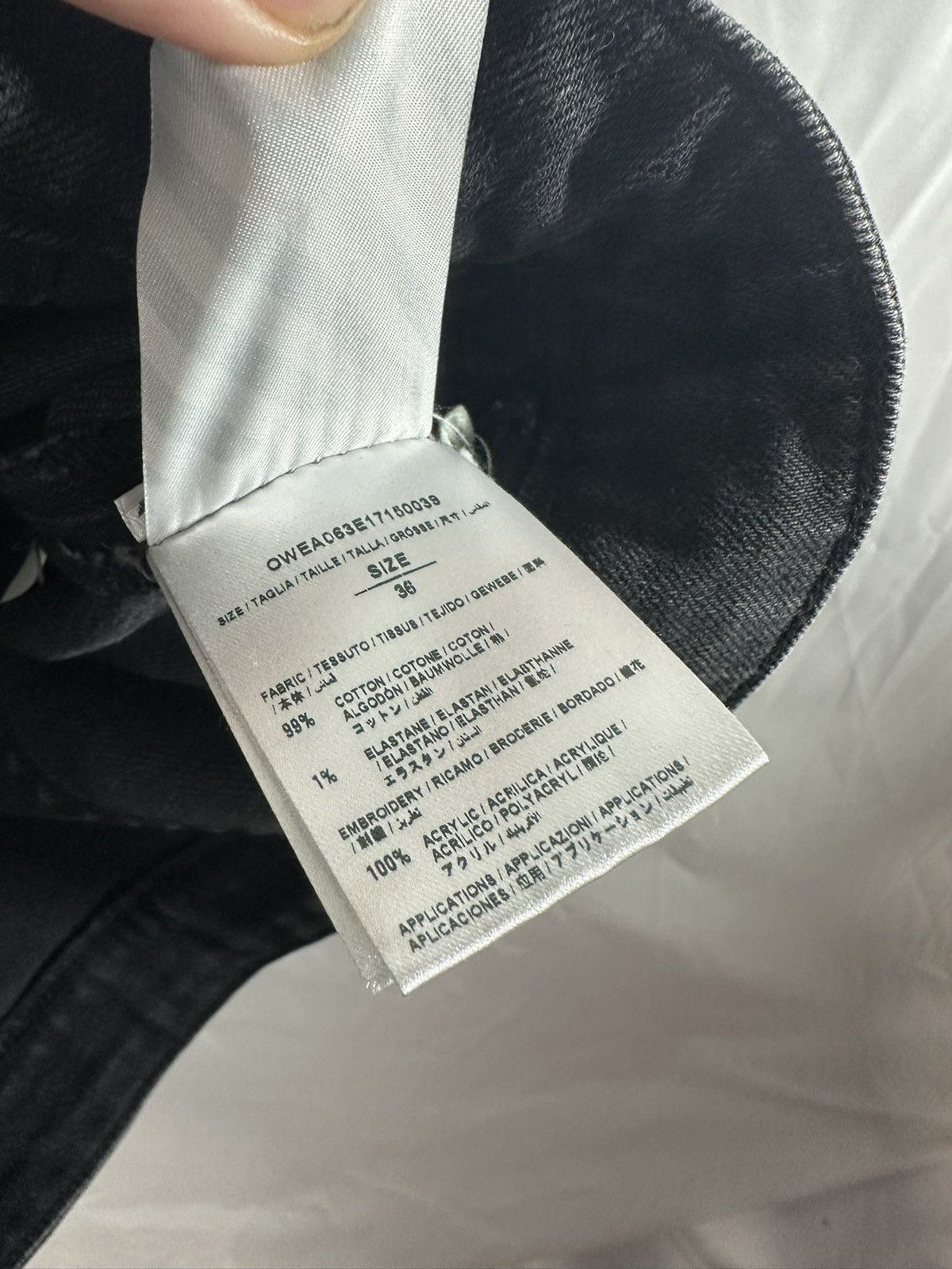 Off-White Off White denim Jacket Size XS / US 0-2 / IT 36-38 - 10 Thumbnail