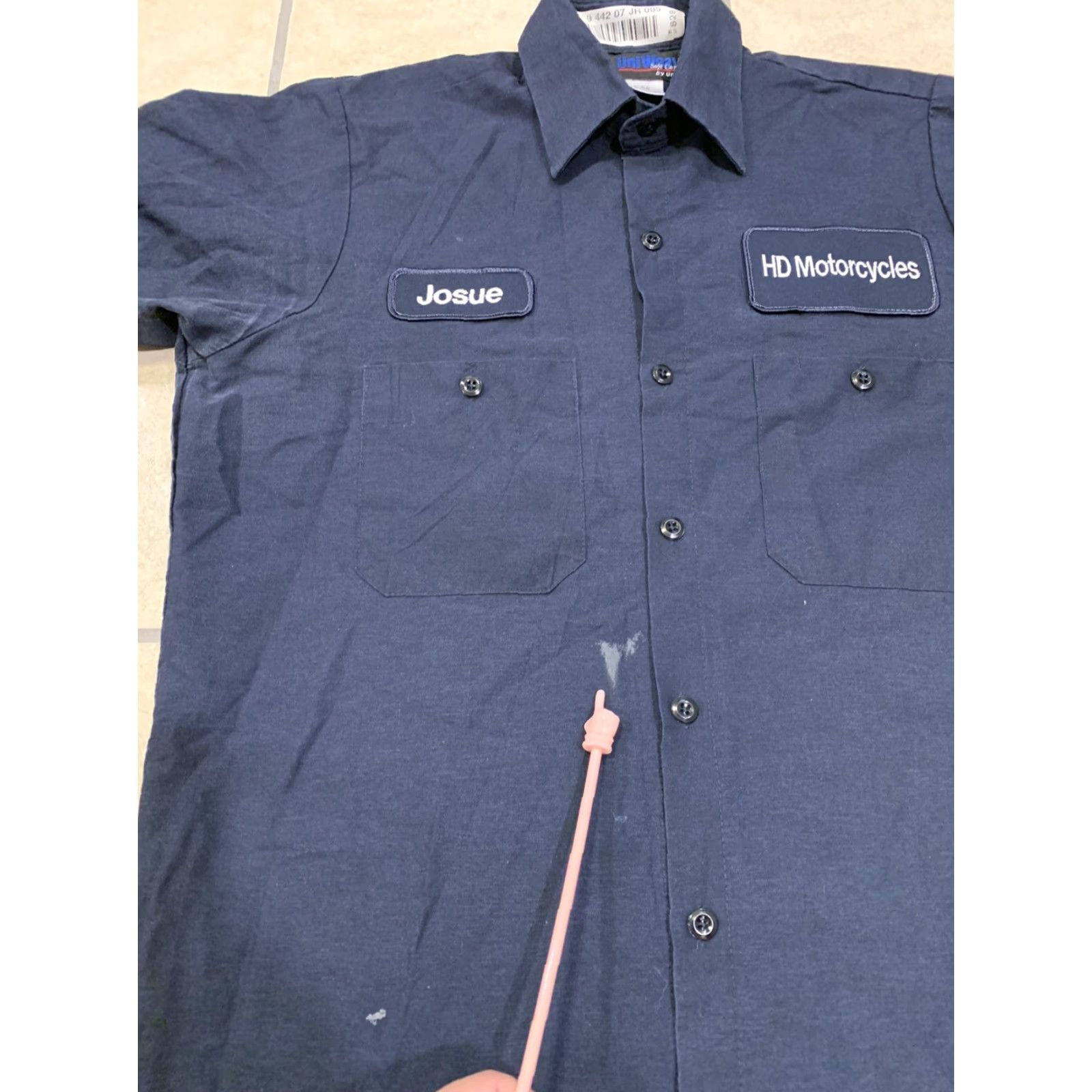 Vintage VINTAGE Unifirst Harley Davidson Motorcycles Navy Work Shirt Mens Small Size US S / EU 44-46 / 1 - 5 Thumbnail