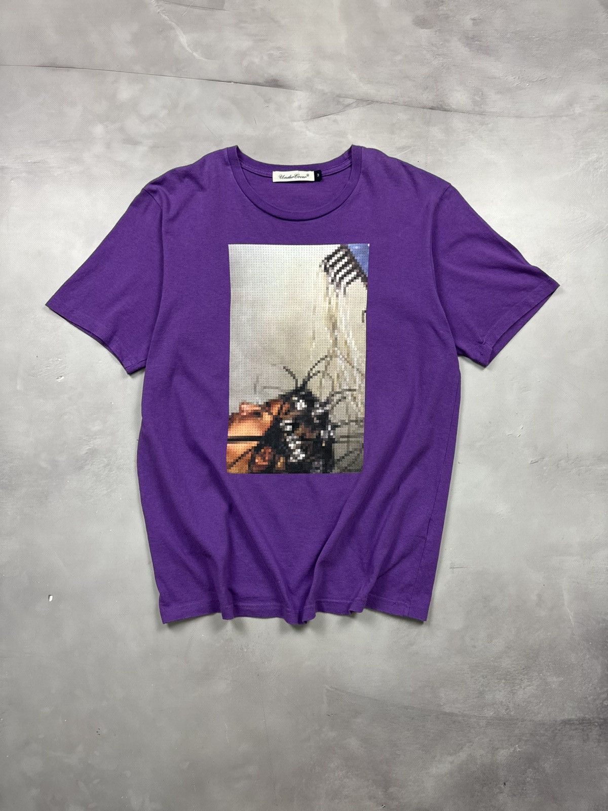 UNDERCOVER 07SS Purple期 シドチェーンリンゴTシャツ Undercover SS07 Undercover Purple Wings T-Shirt | Grailed