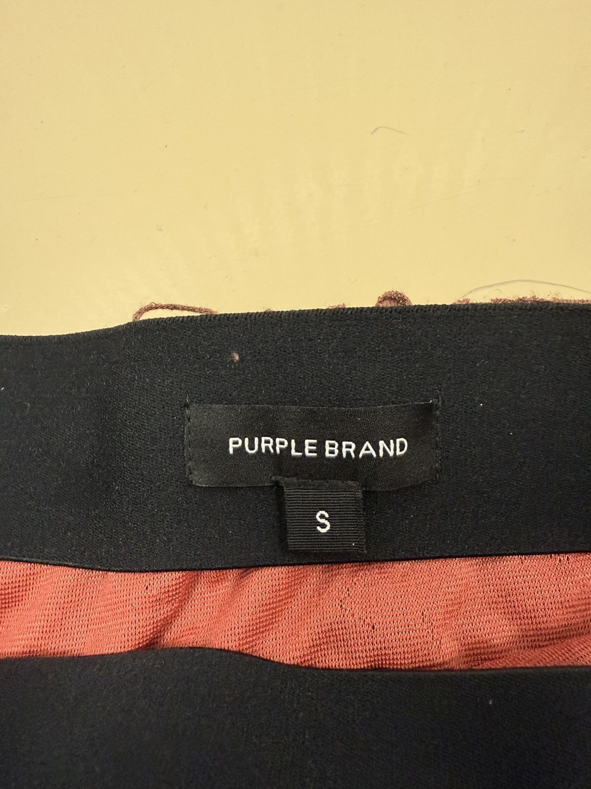 Other Purple Brand Ripped Jersey Shorts Size 26" / US 2 / IT 38 - 2 Thumbnail