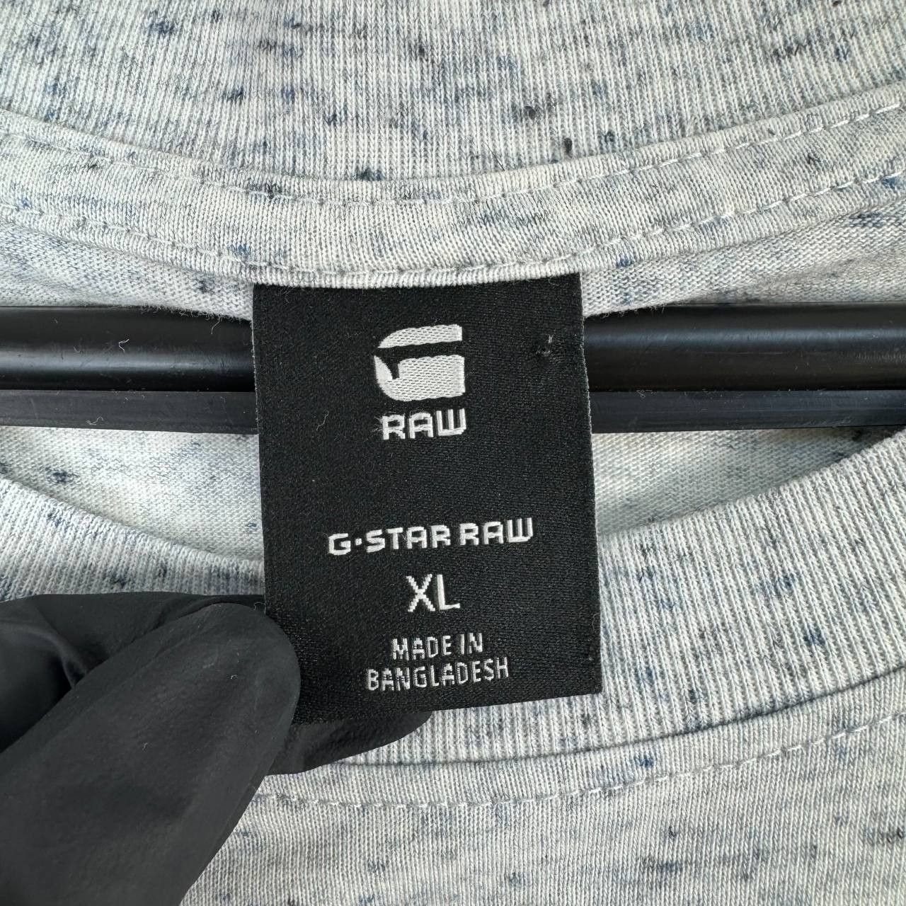 G-Star G-Star RAW Speckled Grey Basic Logo T-Shirt Mens Size XL Size US XL / EU 56 / 4 - 4 Thumbnail