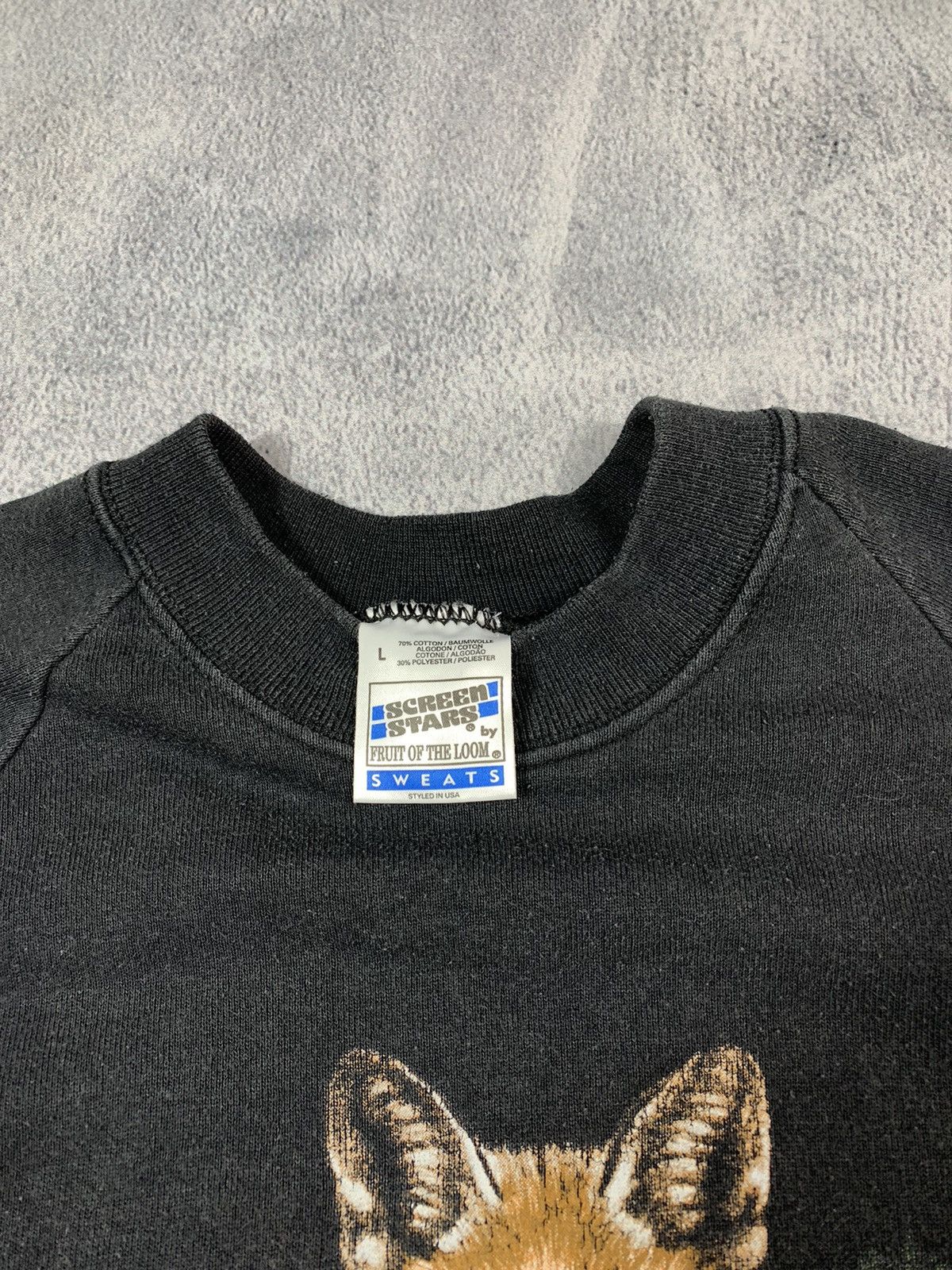 Japanese Brand × Vintage Vintage 90s Fox sweatshirt streetwear size L Size US L / EU 52-54 / 3 - 8 Thumbnail