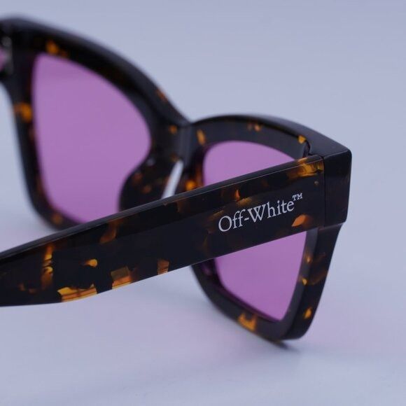 Off-White Off-White OERI110 CINCINNATI 6030 Sunglasses Havana Cat Eye Size ONE SIZE - 10 Thumbnail