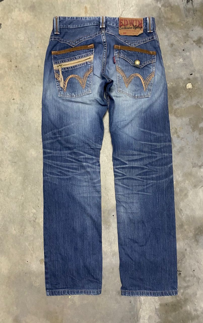 If Six Was Nine 💥BEST OFFER 💥EDWIN XV EXCLUSIVE VINTAGE DISTRESSED DENIM Size US 31 - 1 Thumbnail