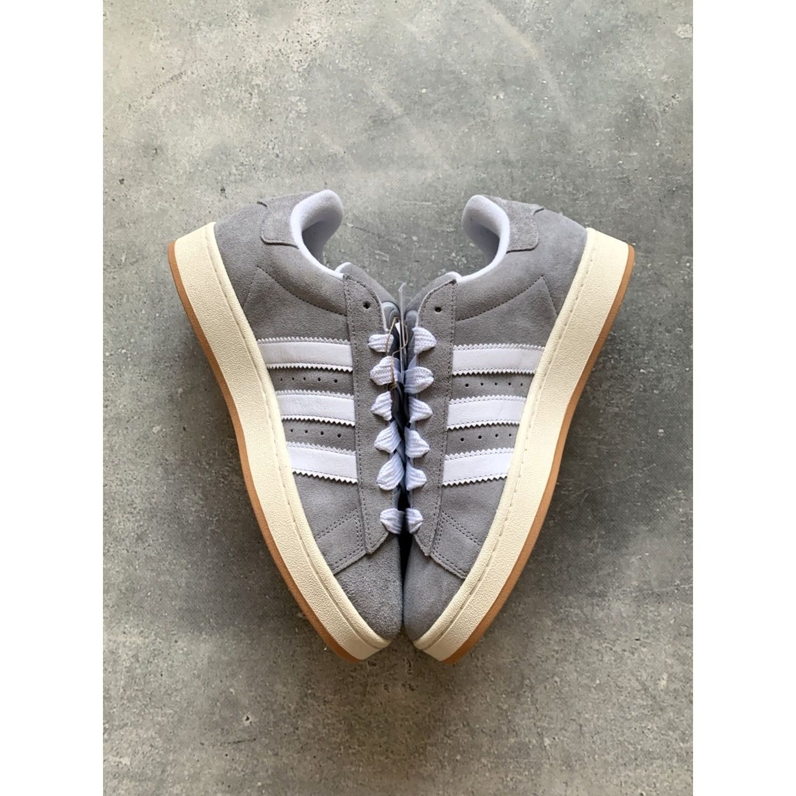 Adidas ADIDAS Campus Sneaker Shirt? (No) | Mens | US 11.5, UK 11, EU 46 | Gray Suede Campus Sneaker 2024 - HQ8707 Size US 11 / EU 44 - 3 Thumbnail