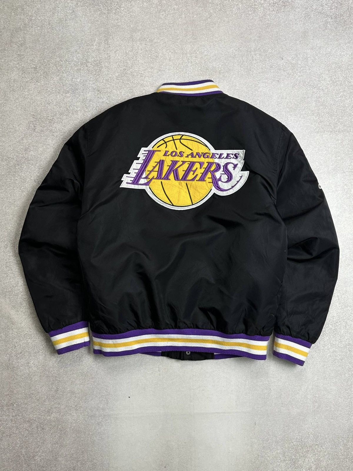 NBA Vintage NBA Lakers James Le Bron Bomber Jacket M Size US M / EU 48-50 / 2 - 3 Thumbnail