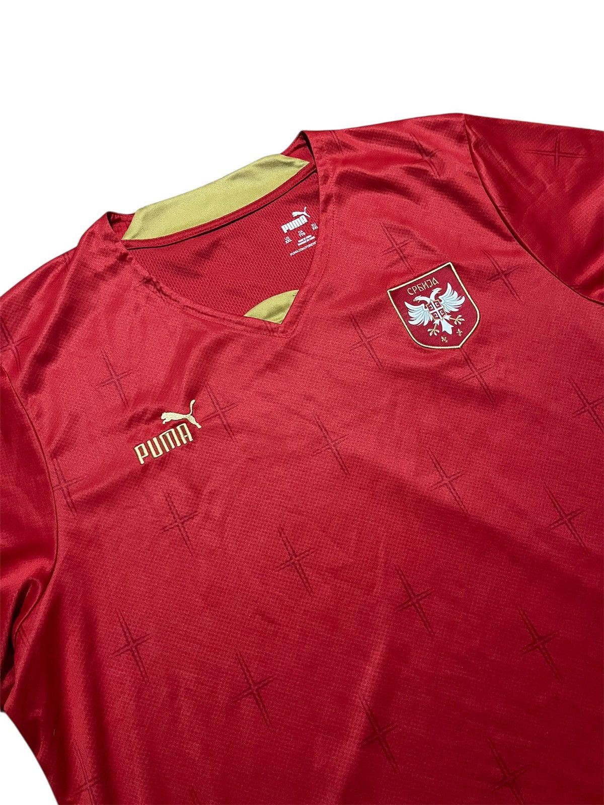 Puma Puma fifa world cup Serbia national team soccer jersey Size US XXL / EU 58 / 5 - 2 Thumbnail