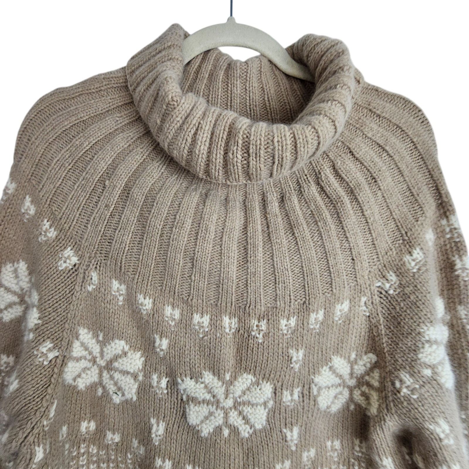 Vintage Vintage INC Nordic Fair Isle Angora Wool Grandpa Sweater M Size M / US 6-8 / IT 42-44 - 2 Thumbnail