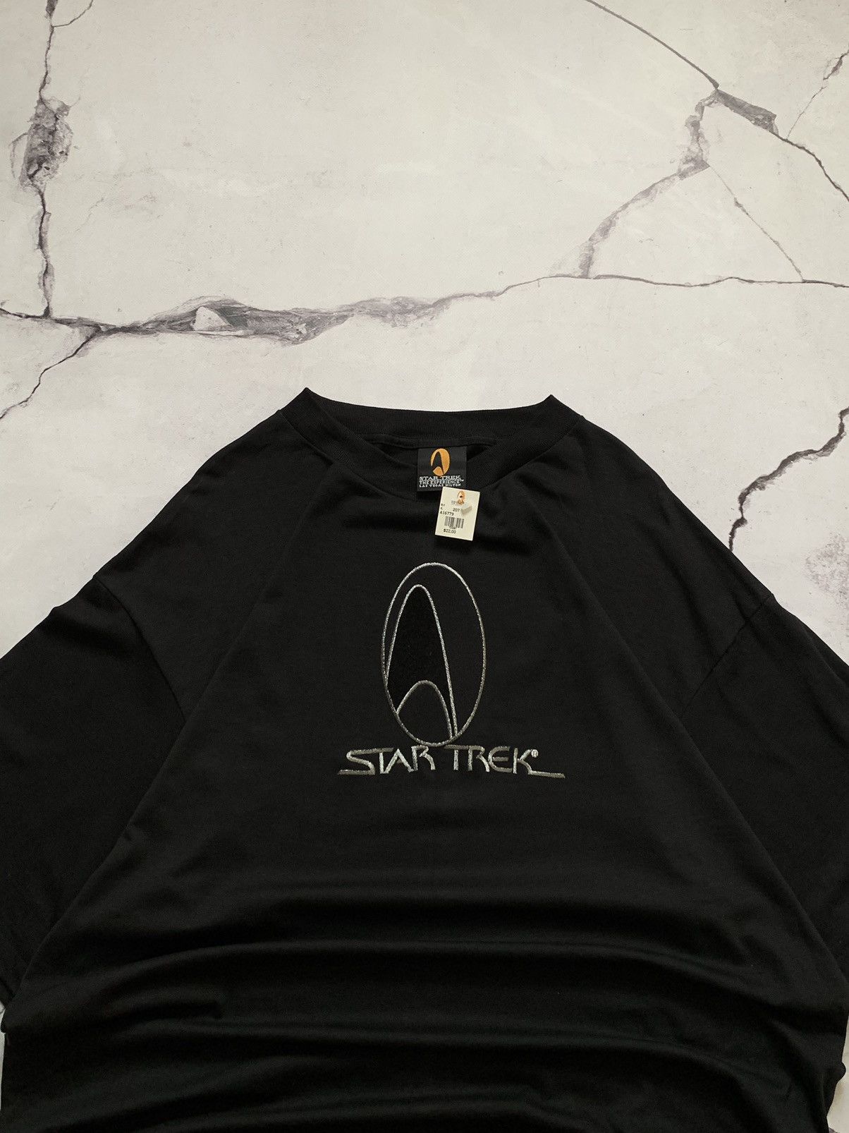 Vintage NWT Star Trek Vintage 1997 Movie USA T-Shirt Size US XL / EU 56 / 4 - 3 Thumbnail