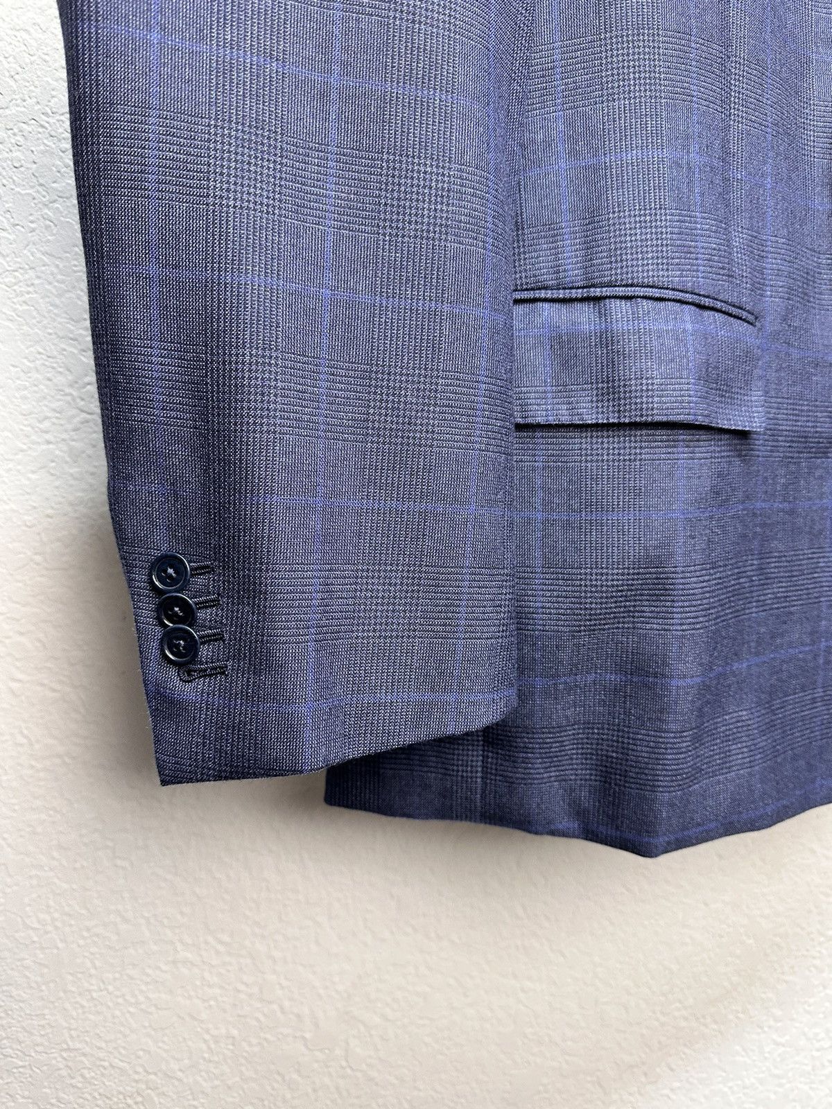 Ermenegildo Zegna Ermenegildo Zegna wool blazer navy LUXURY Italian suit XL Size 48L - 8 Thumbnail