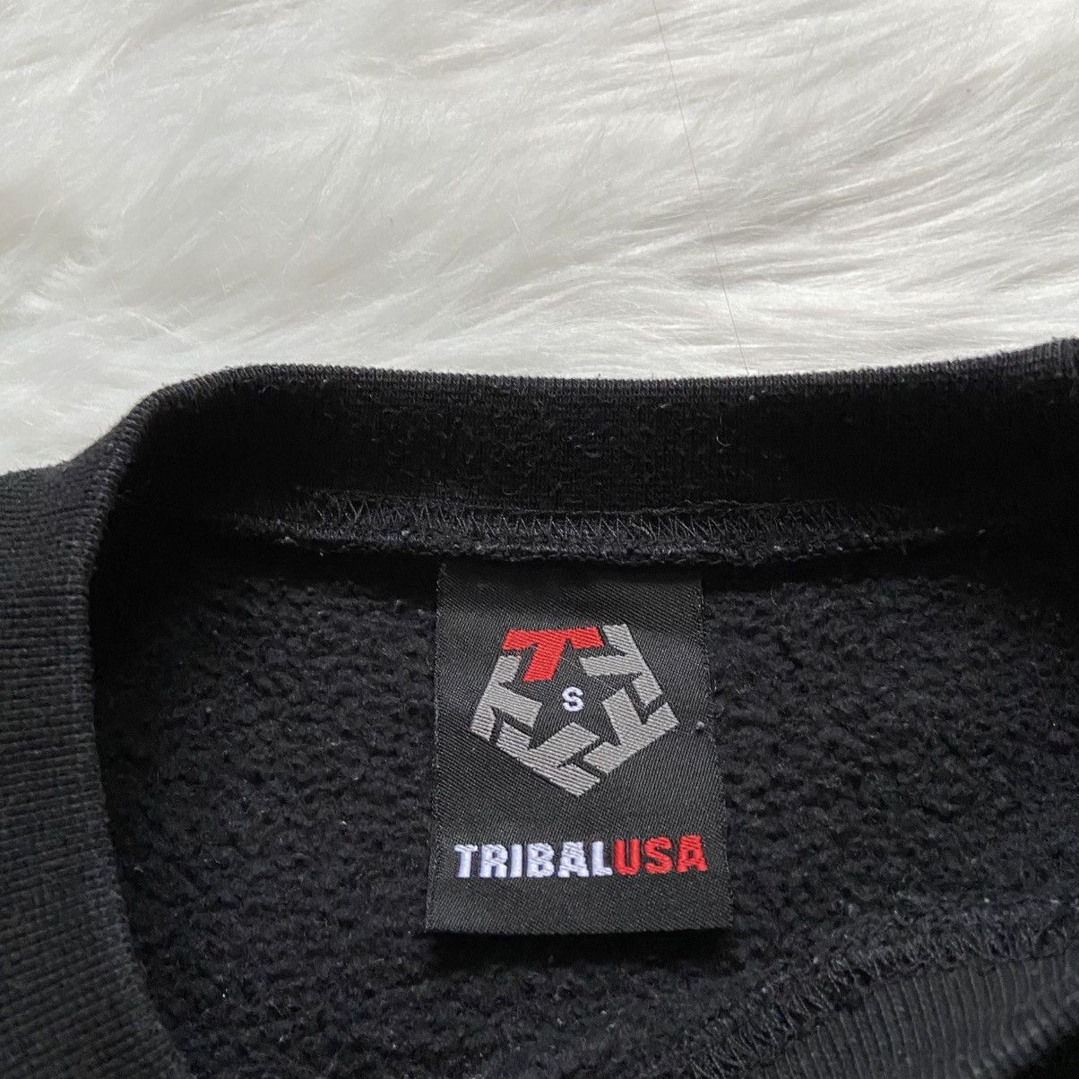 Tribal Streetwear 📌 Vintage 00s Y2K Tribal USA Gear Graffiti Sweatshirt Size US S / EU 44-46 / 1 - 6 Thumbnail