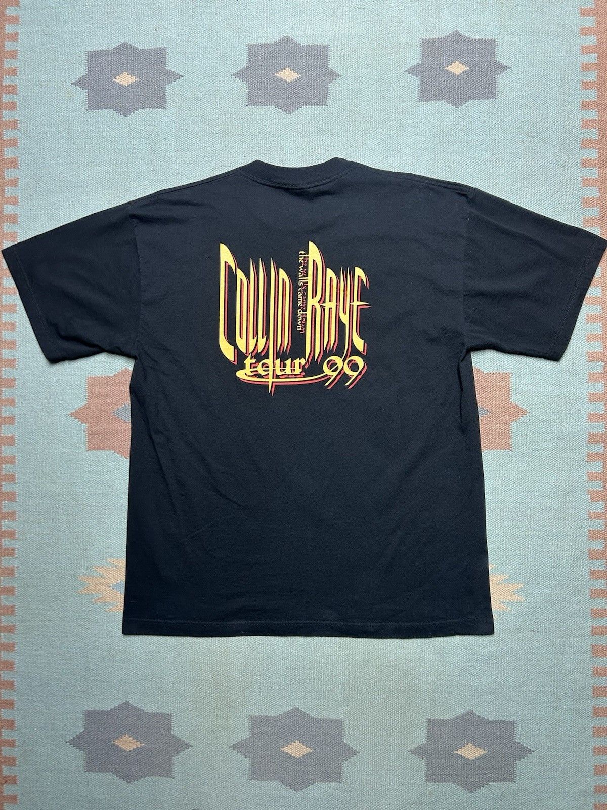 Vintage 90s t shirt Collin Raye the walls came down country band XL Size US XL / EU 56 / 4 - 6 Thumbnail