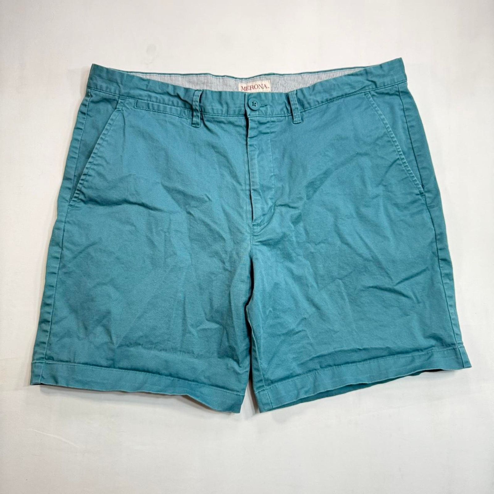 Merona Merona Mens Teal Golf Chino Shorts Sz 36 Size US 36 / EU 52 - 1 Thumbnail