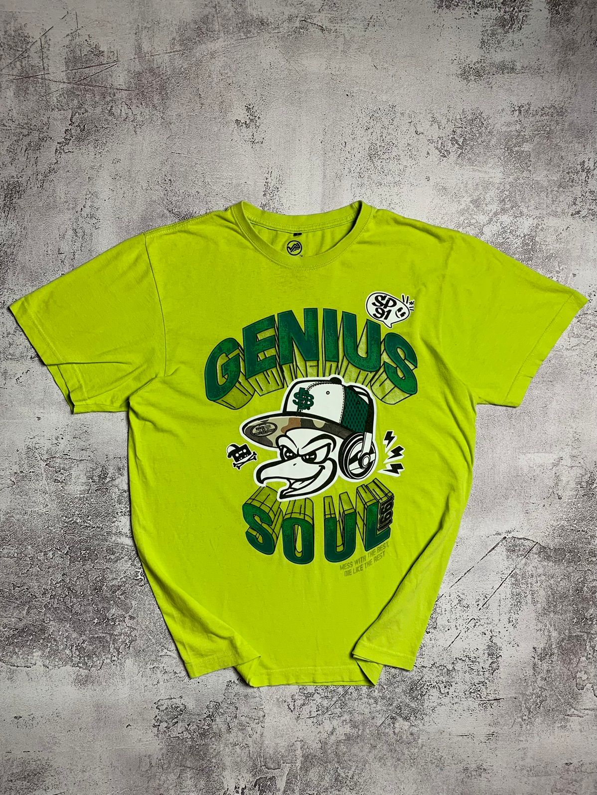 Pre-owned Southpole X Vintage Genius Southpole T-shirt In Yellow