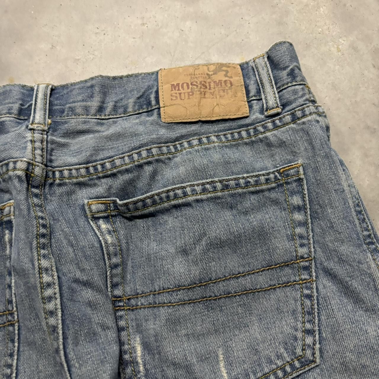 Japanese Brand × Vintage Crazy Vintage Y2K/2000s Grunge Medium Wash Bootcut Skater Denim Jeans! Size US 32 / EU 48 - 7 Thumbnail