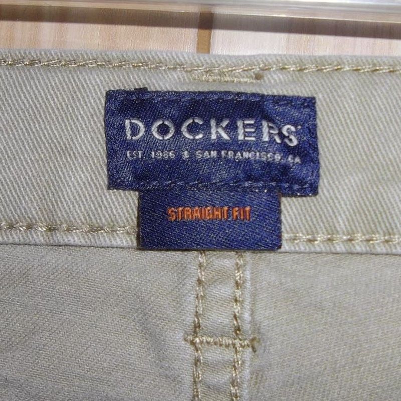 Levi's Levi Dockers Straight Fit Men Jeans 36" X 43" Size US 36 / EU 52 - 3 Thumbnail